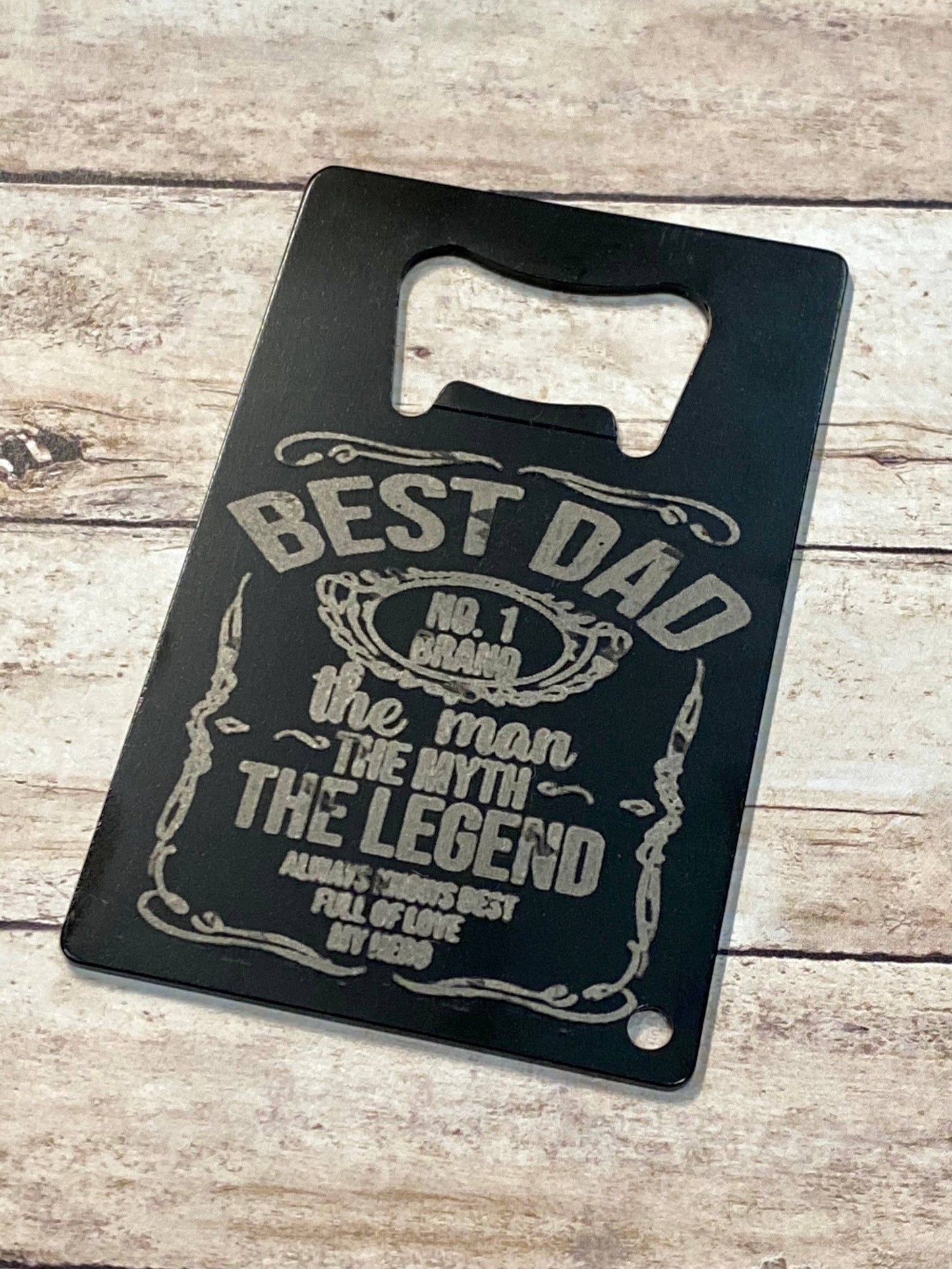 Customizable Credit Card Bottle Opener