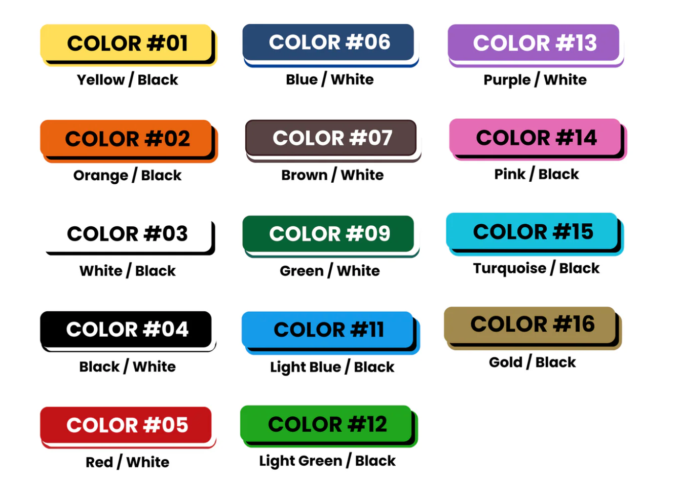 Ritchey Large Cow Tags