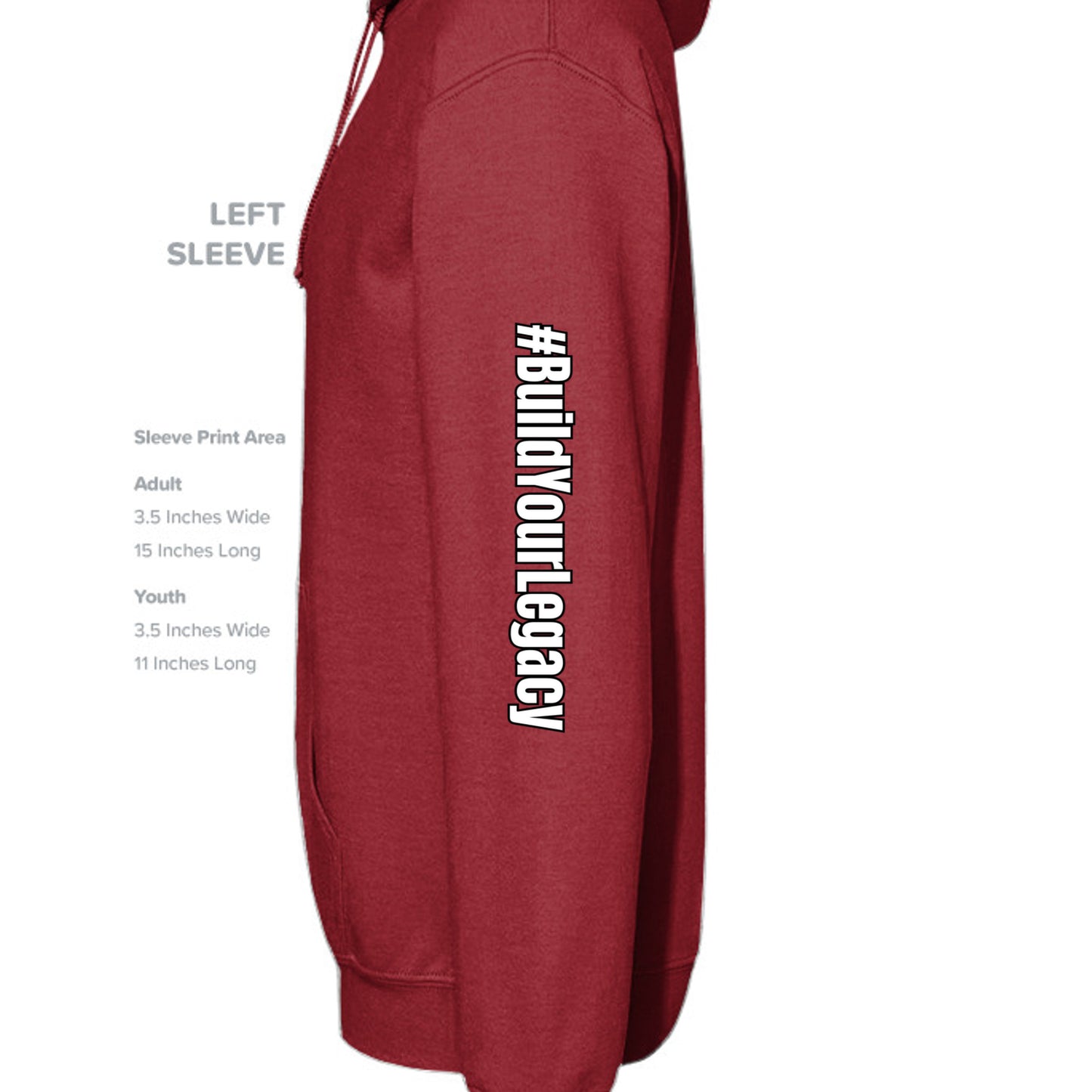 Classic Red - DT6100Y - SLEEVE_LEFT
