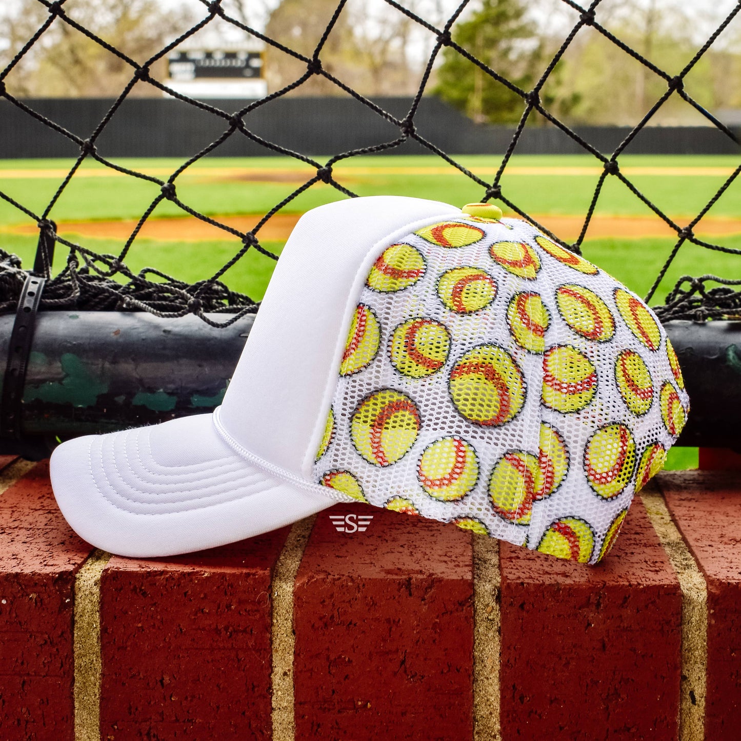 Ready to Customize Softball Mesh Back Cap
