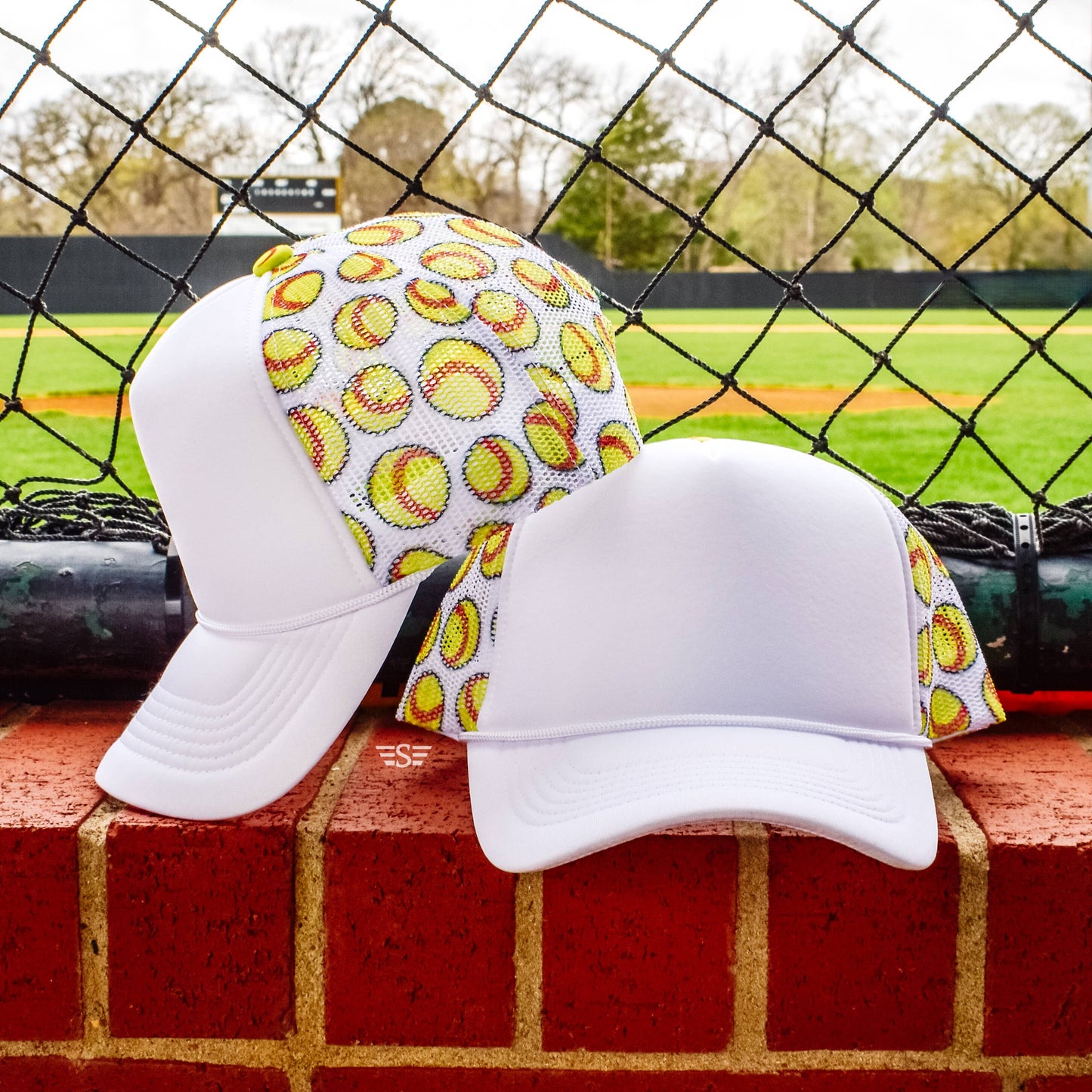 Ready to Customize Softball Mesh Back Cap