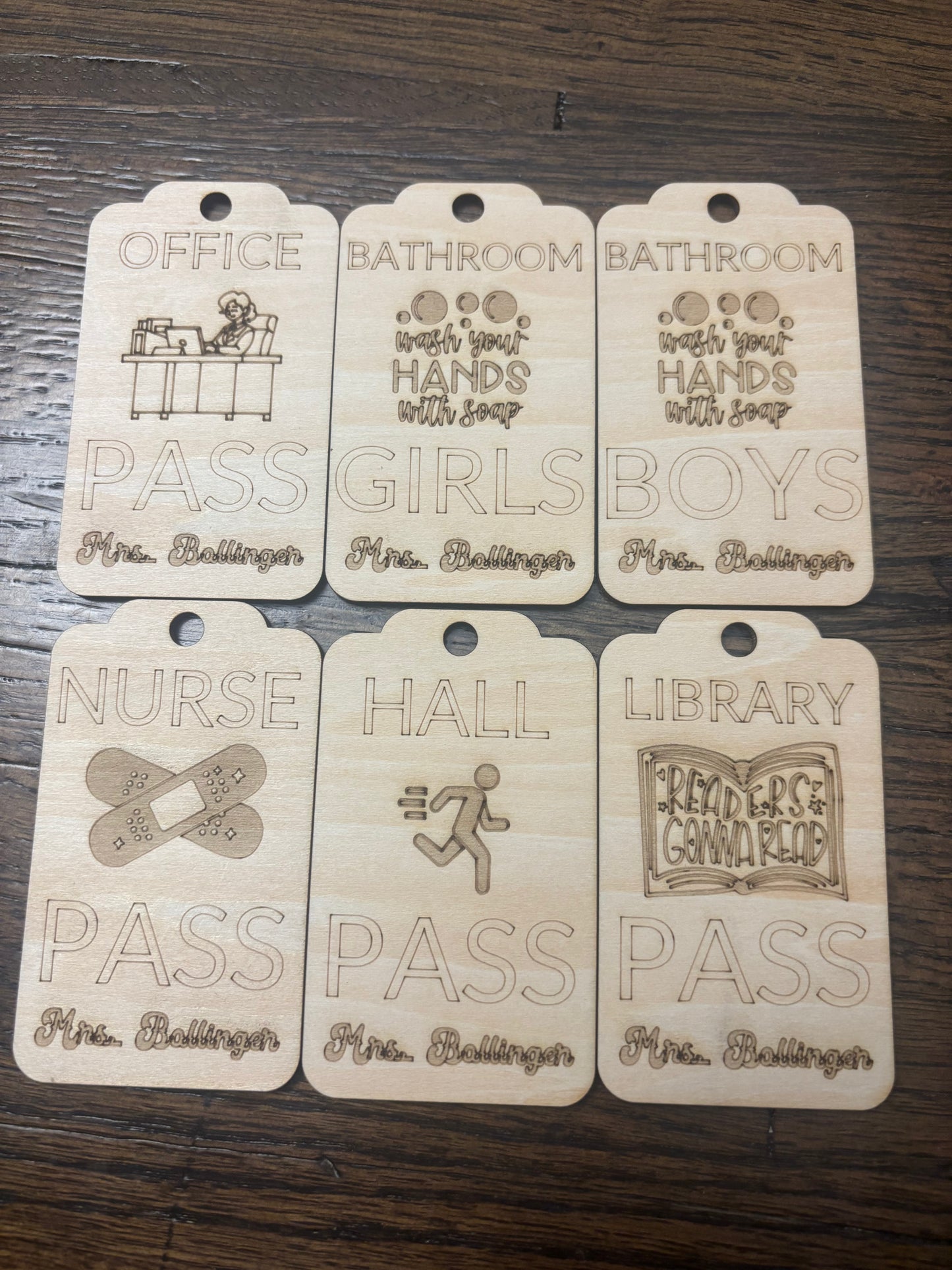 Custom Hall Passes