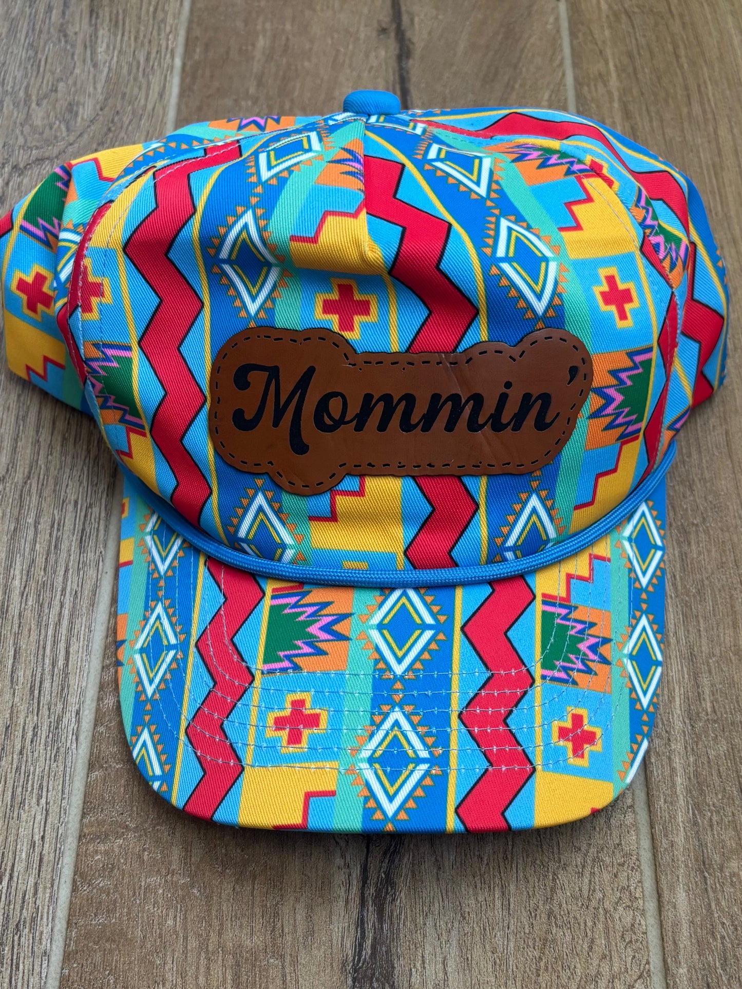 Ready to Customize Vintage Geo Aztec Hat
